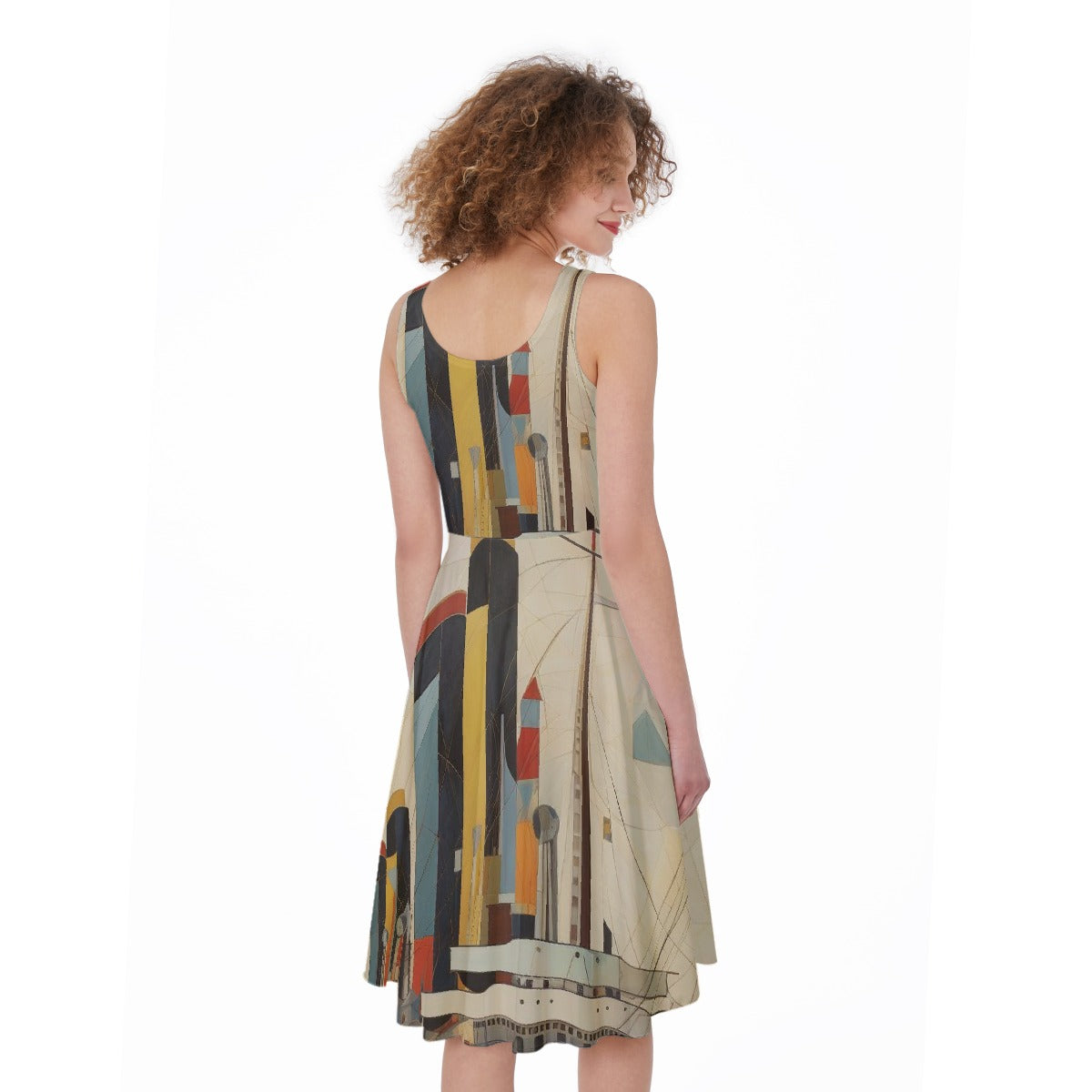 All-Over Print Women's Sleeveless Dress