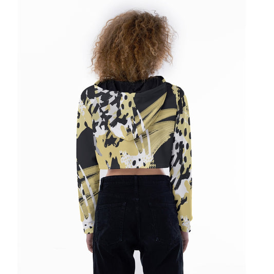 All-Over Print Women's Crop Top Hoodie