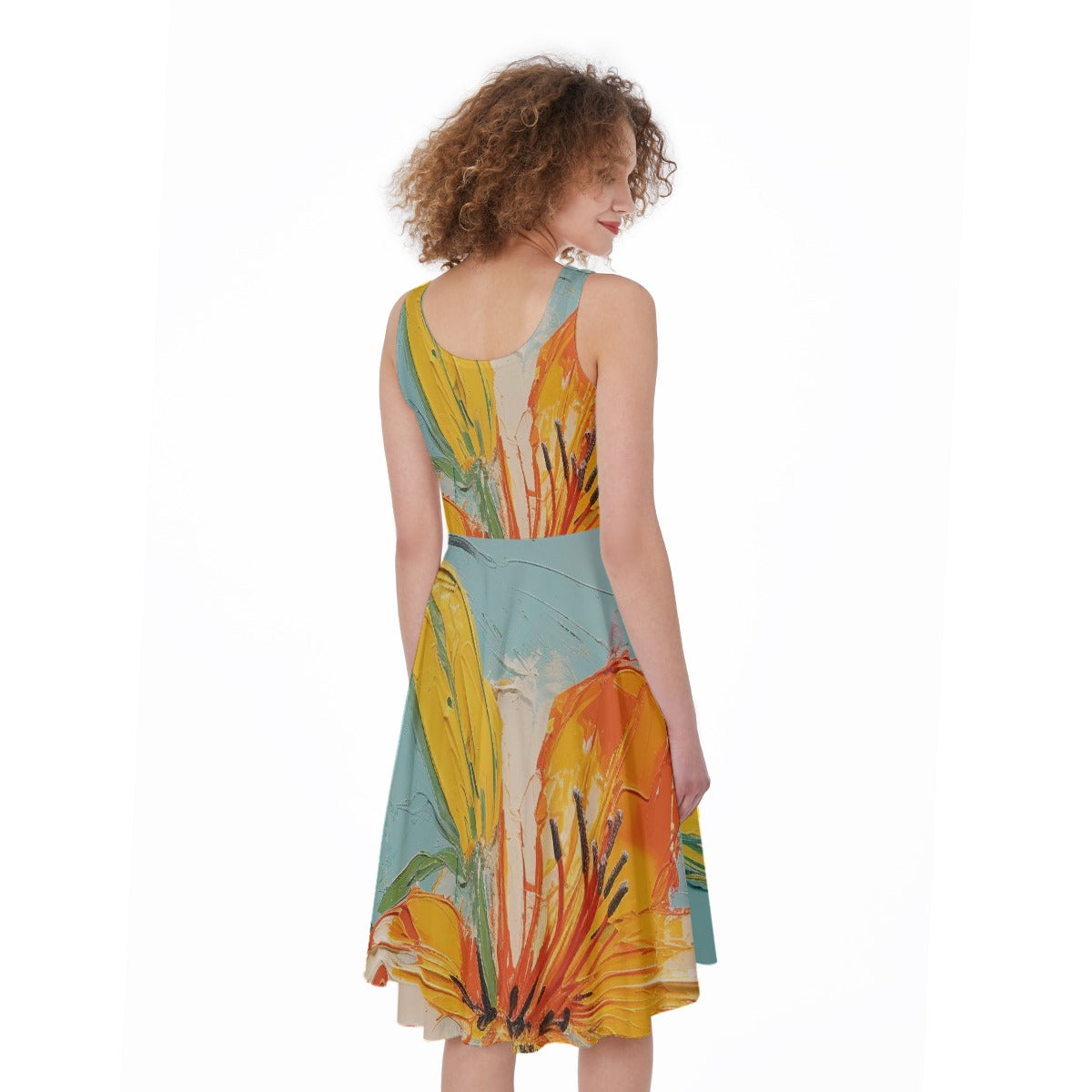 All-Over Print Women's Sleeveless Dress