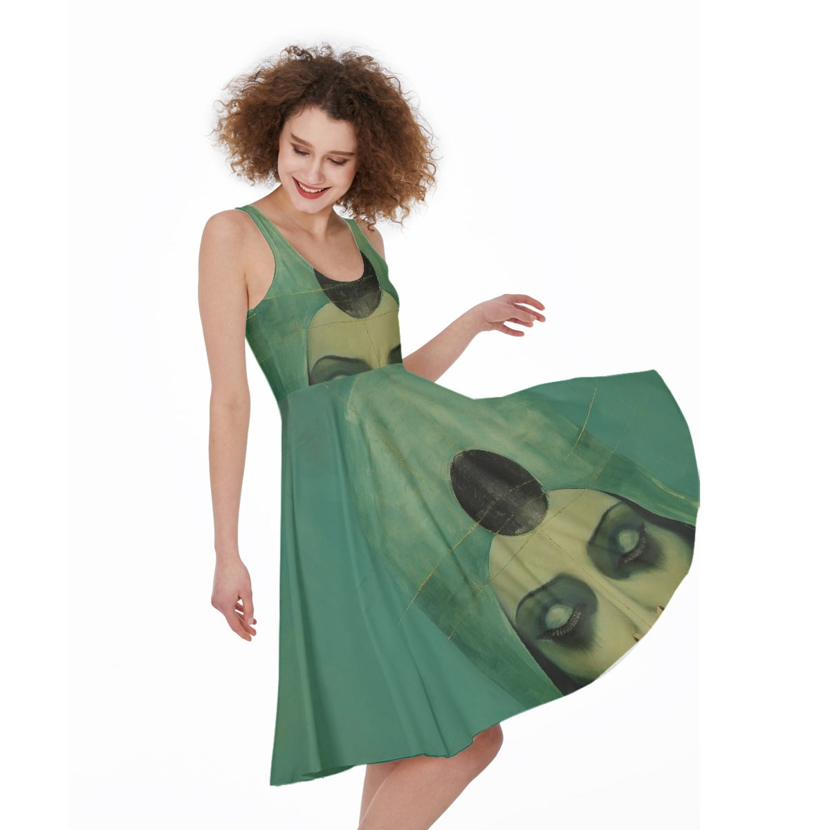 All-Over Print Women's Sleeveless Dress