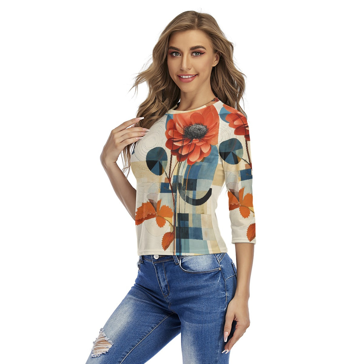 All-Over Print Women's Raglan Sleeves T-shirts
