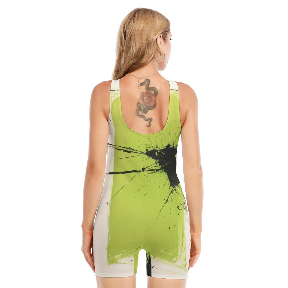 All-Over Print Women's Sleeveless One-piece Swimsuit