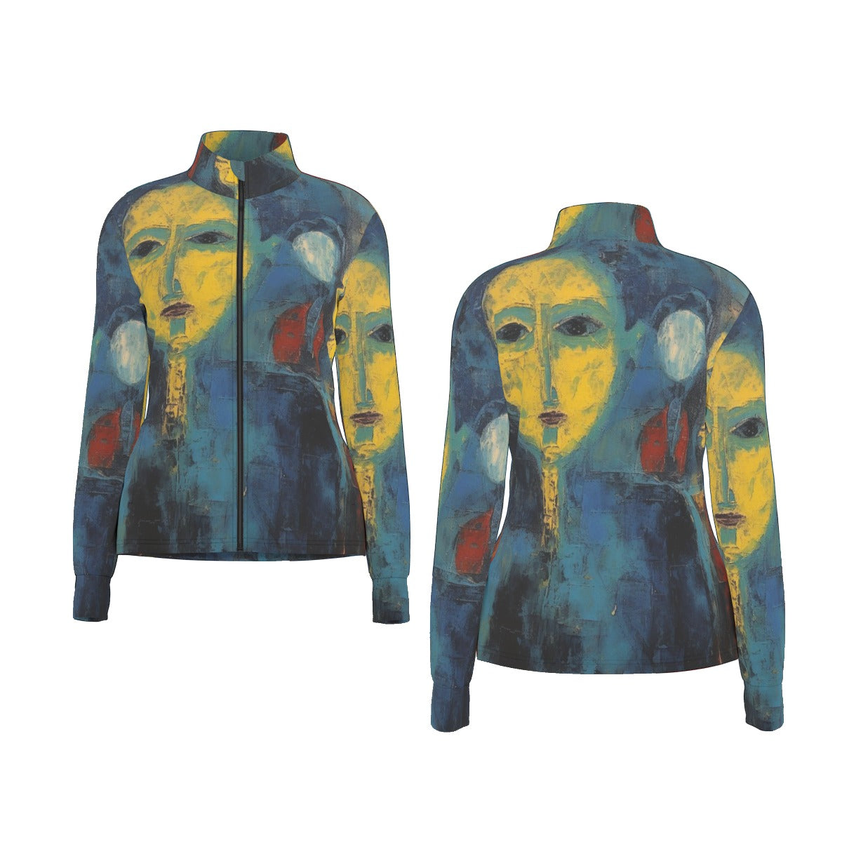 All-Over Print Women's Long Sleeve Thumbhole Jacket