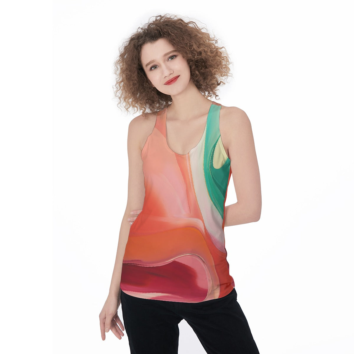 All-Over Print Women's Racerback Tank Top
