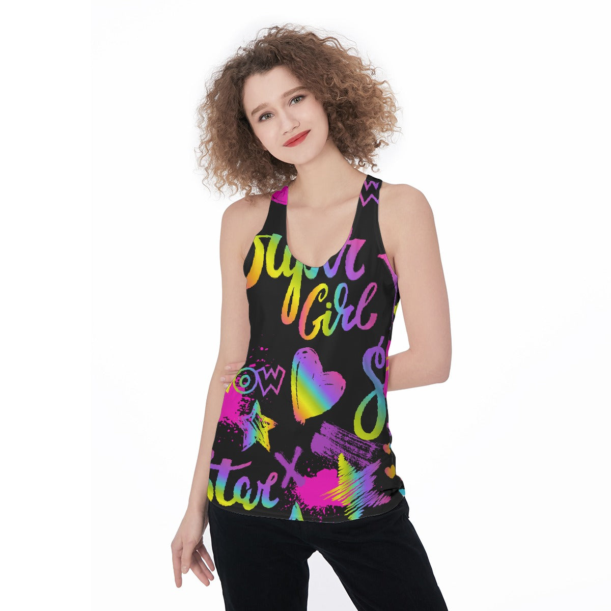 All-Over Print Women's Racerback Tank Top