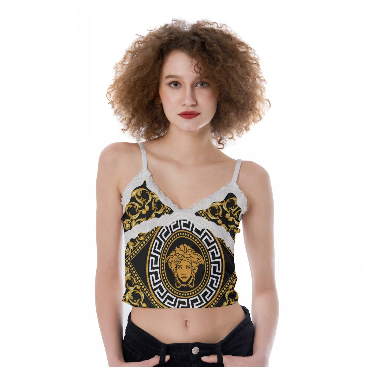All-Over Print Women's Lace Camisole