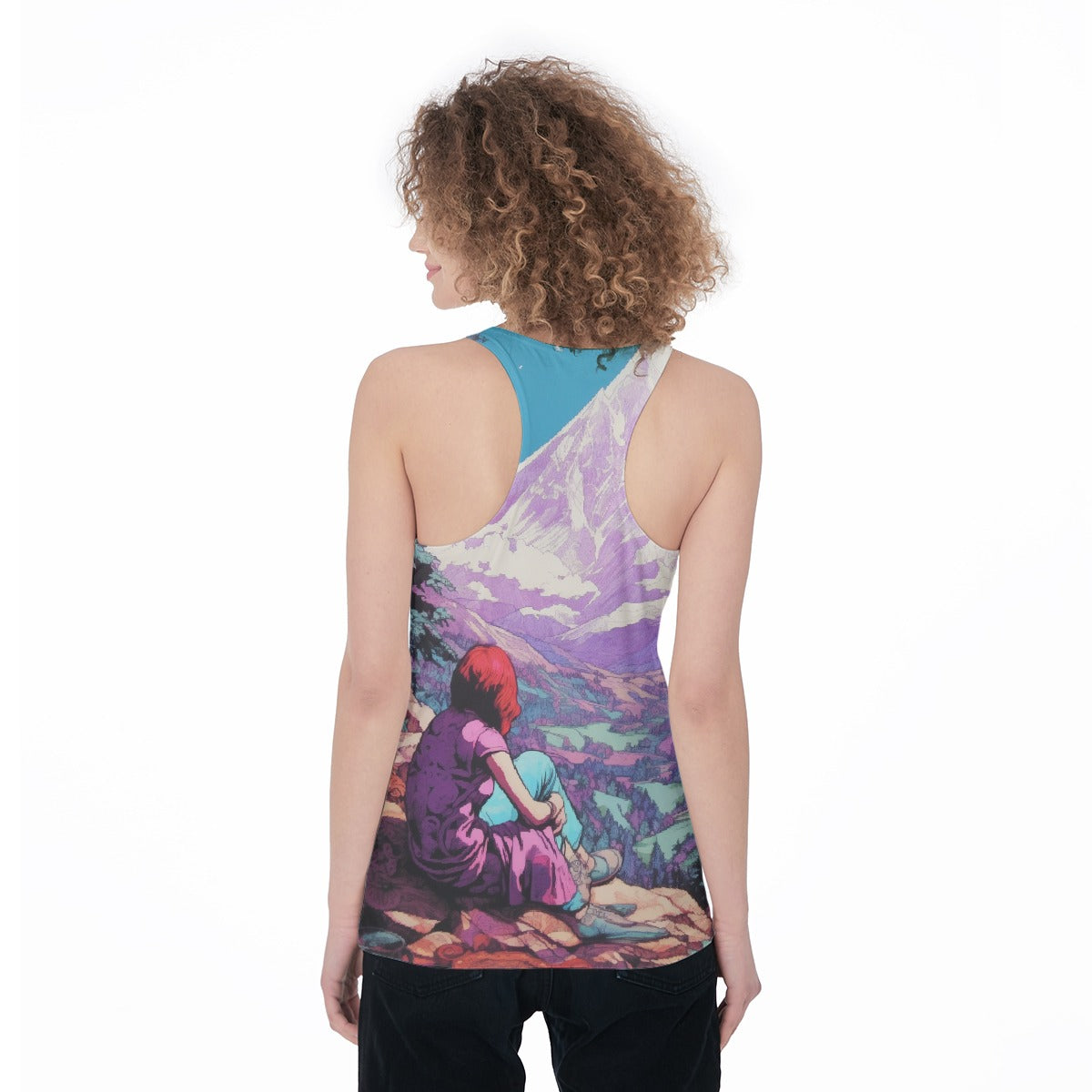 All-Over Print Women's Racerback Tank Top