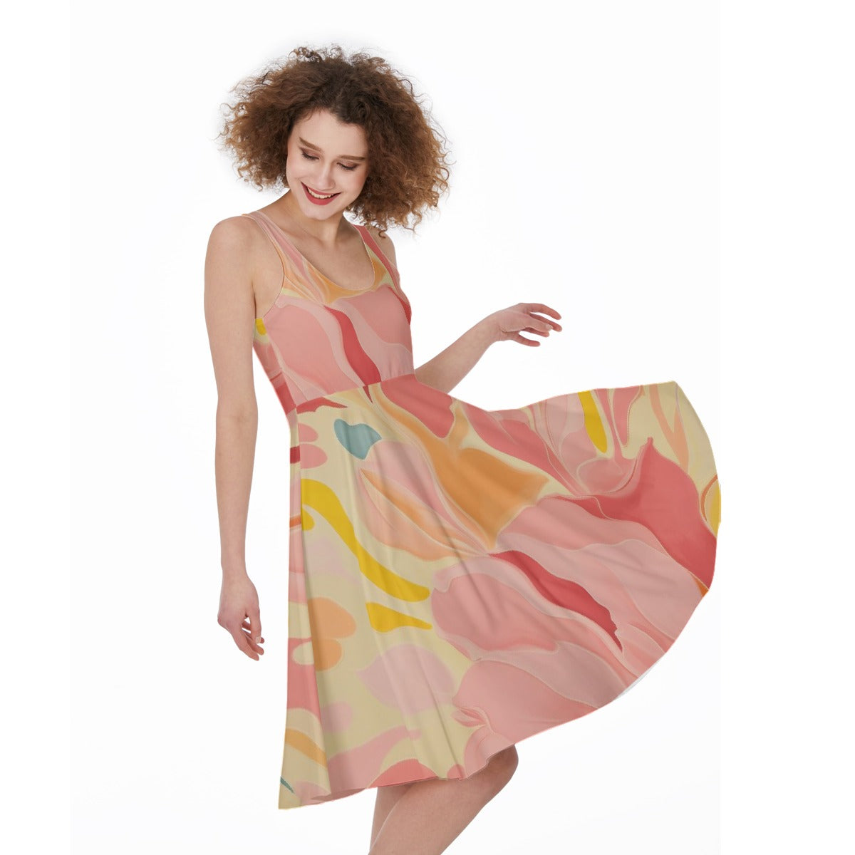 All-Over Print Women's Sleeveless Dress