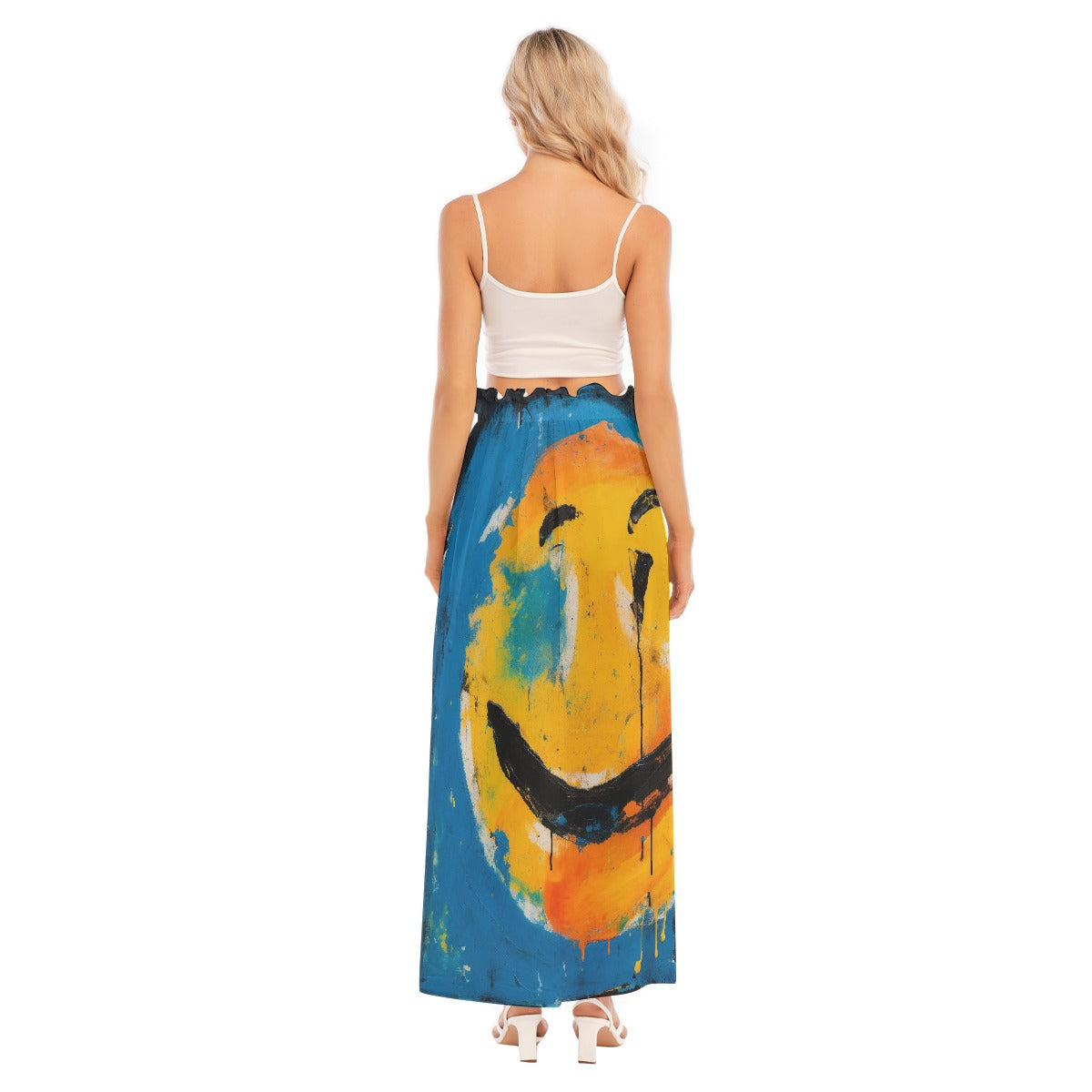All-Over Print Women's Side Split Skirt