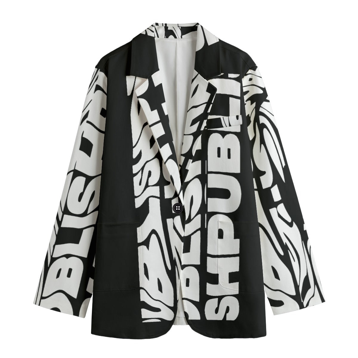 All-Over Print Women's Leisure Blazer