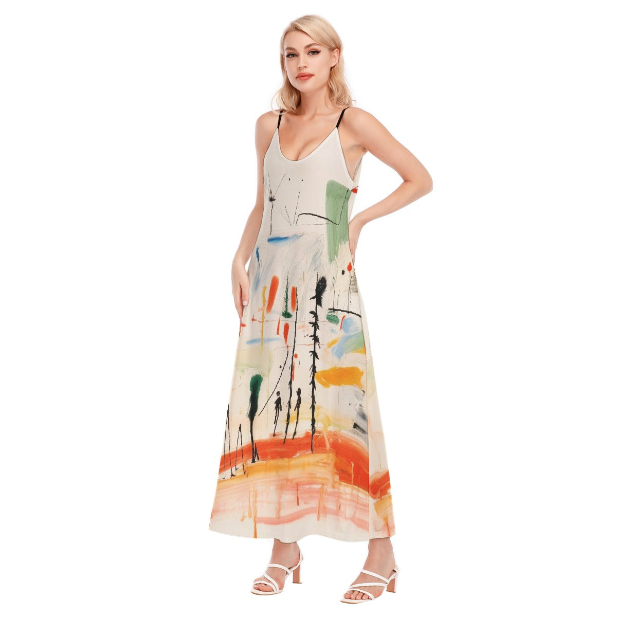 All-Over Print Women's Sling Dress