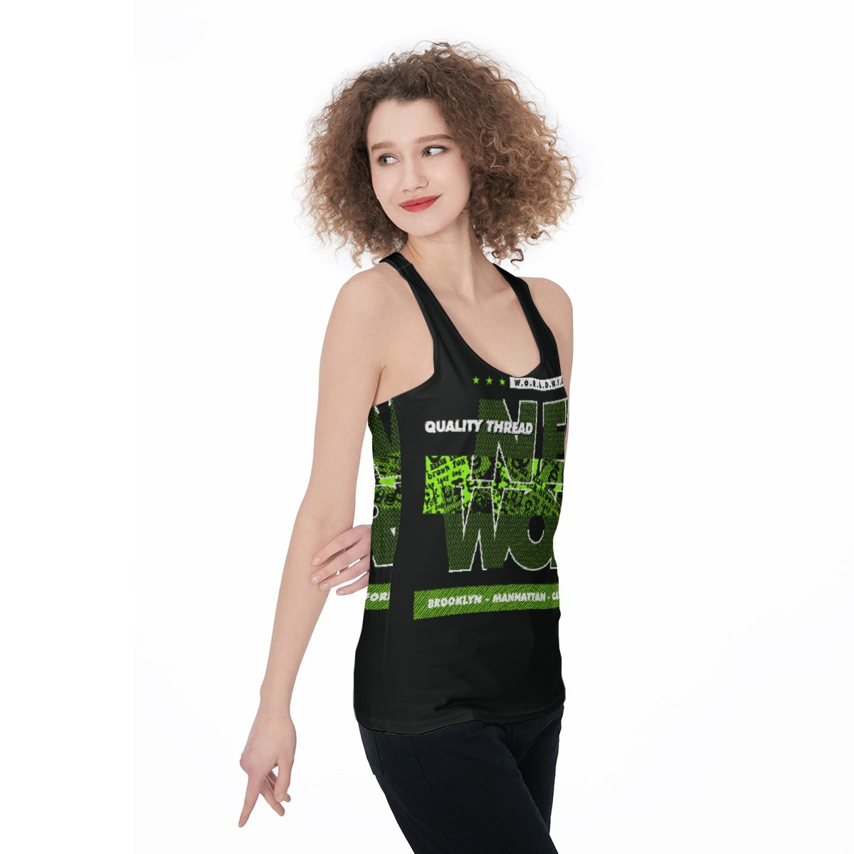 All-Over Print Women's Racerback Tank Top