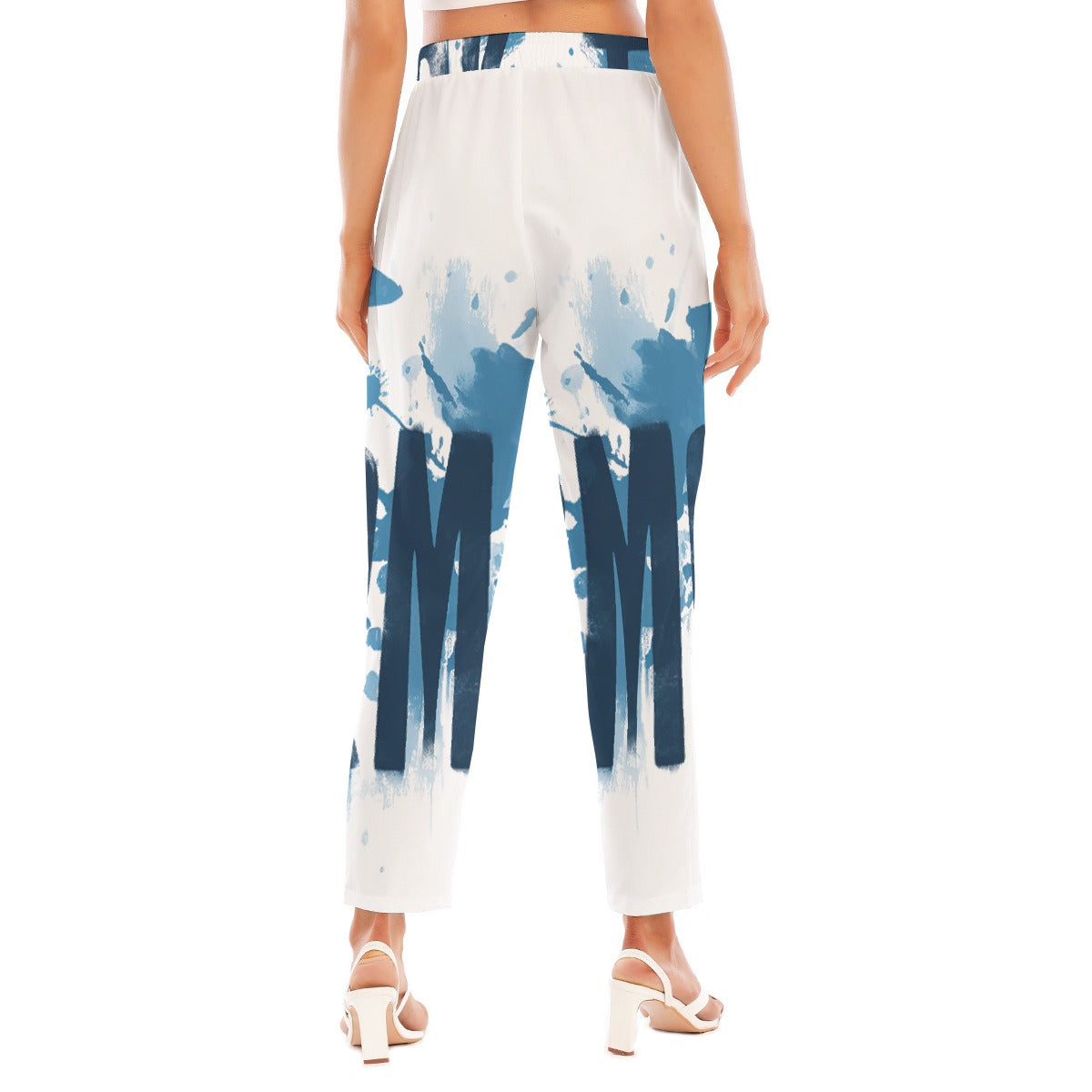 All-Over Print Women's Loose Straight-leg Pants