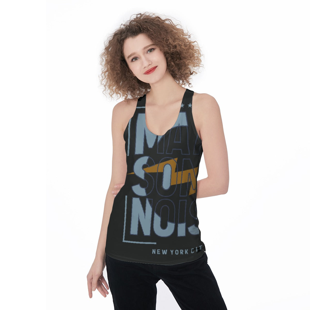 All-Over Print Women's Racerback Tank Top