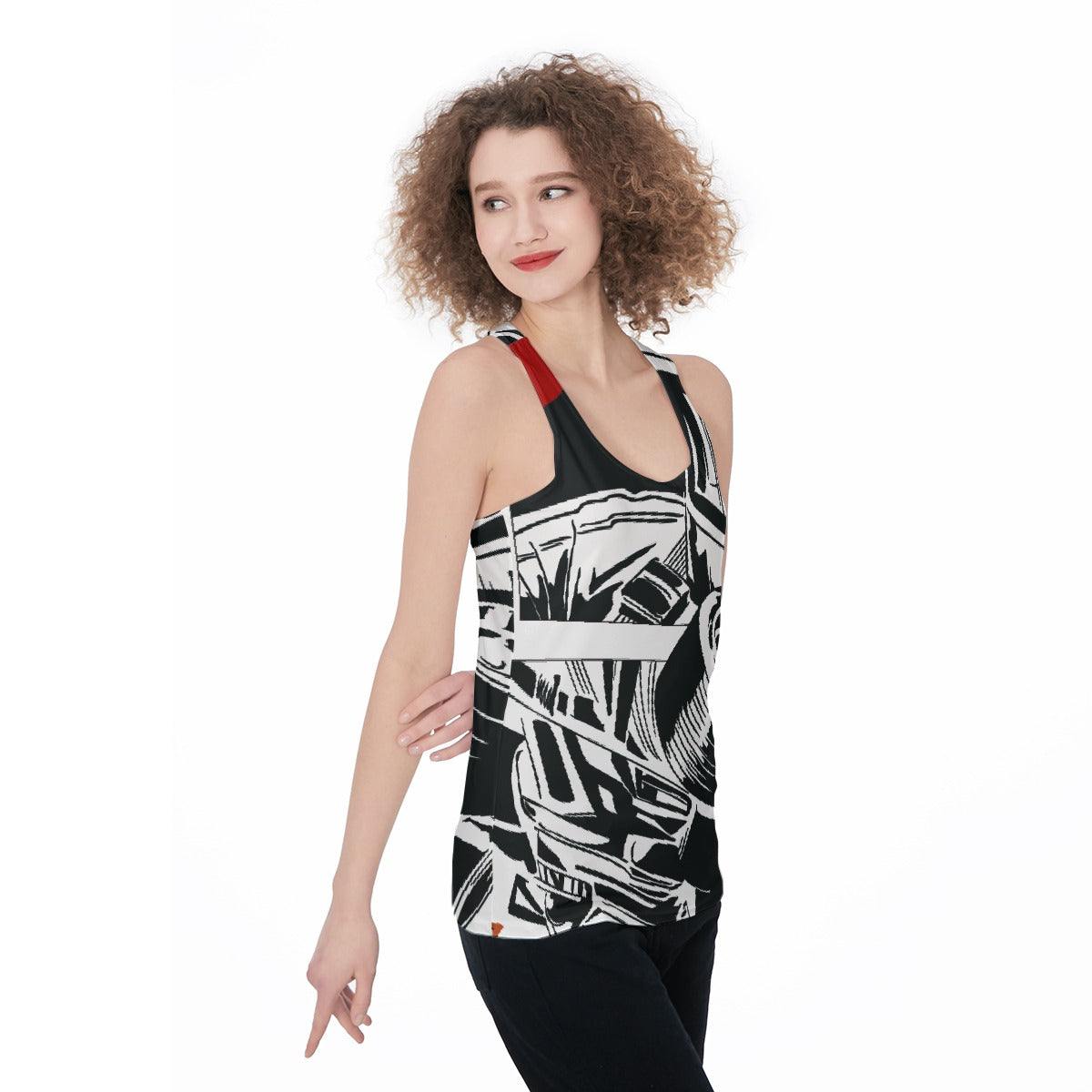 All-Over Print Women's Racerback Tank Top