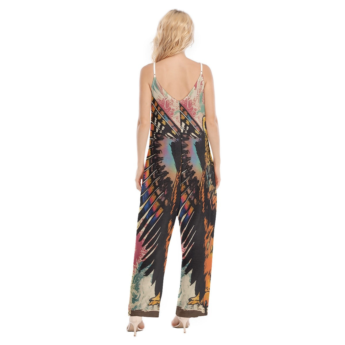 All-Over Print Women's Loose Cami Jumpsuit
