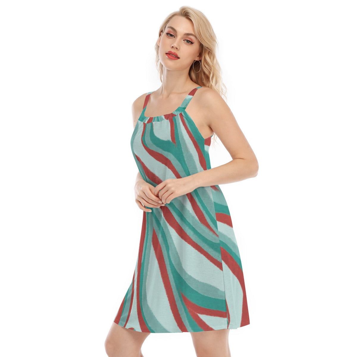 All-Over Print Women's Sleeveless Cami Dress