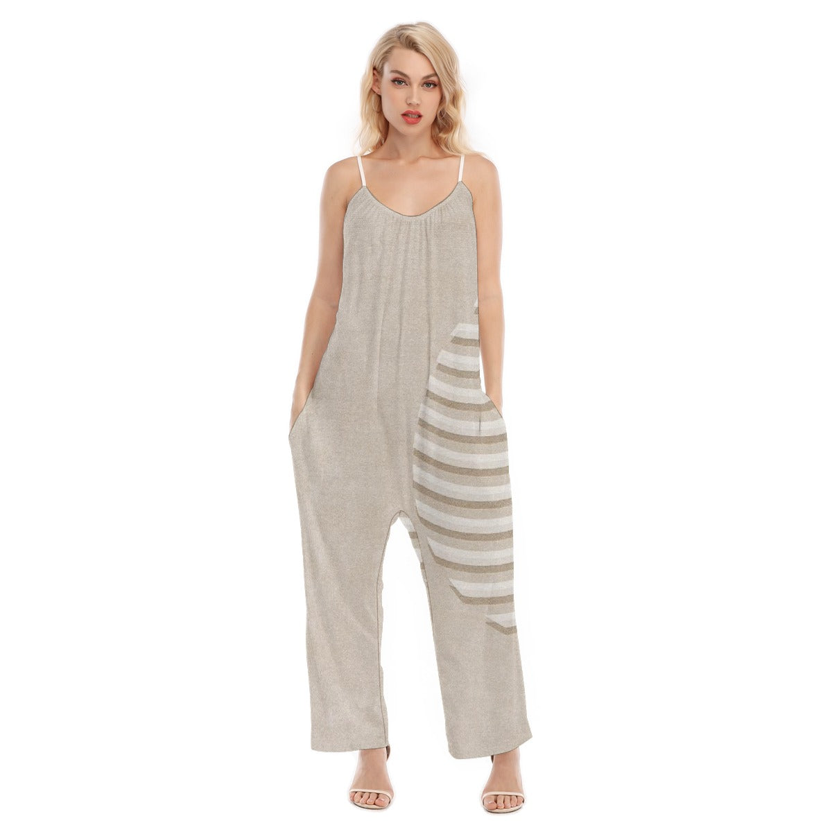 All-Over Print Women's Loose Cami Jumpsuit