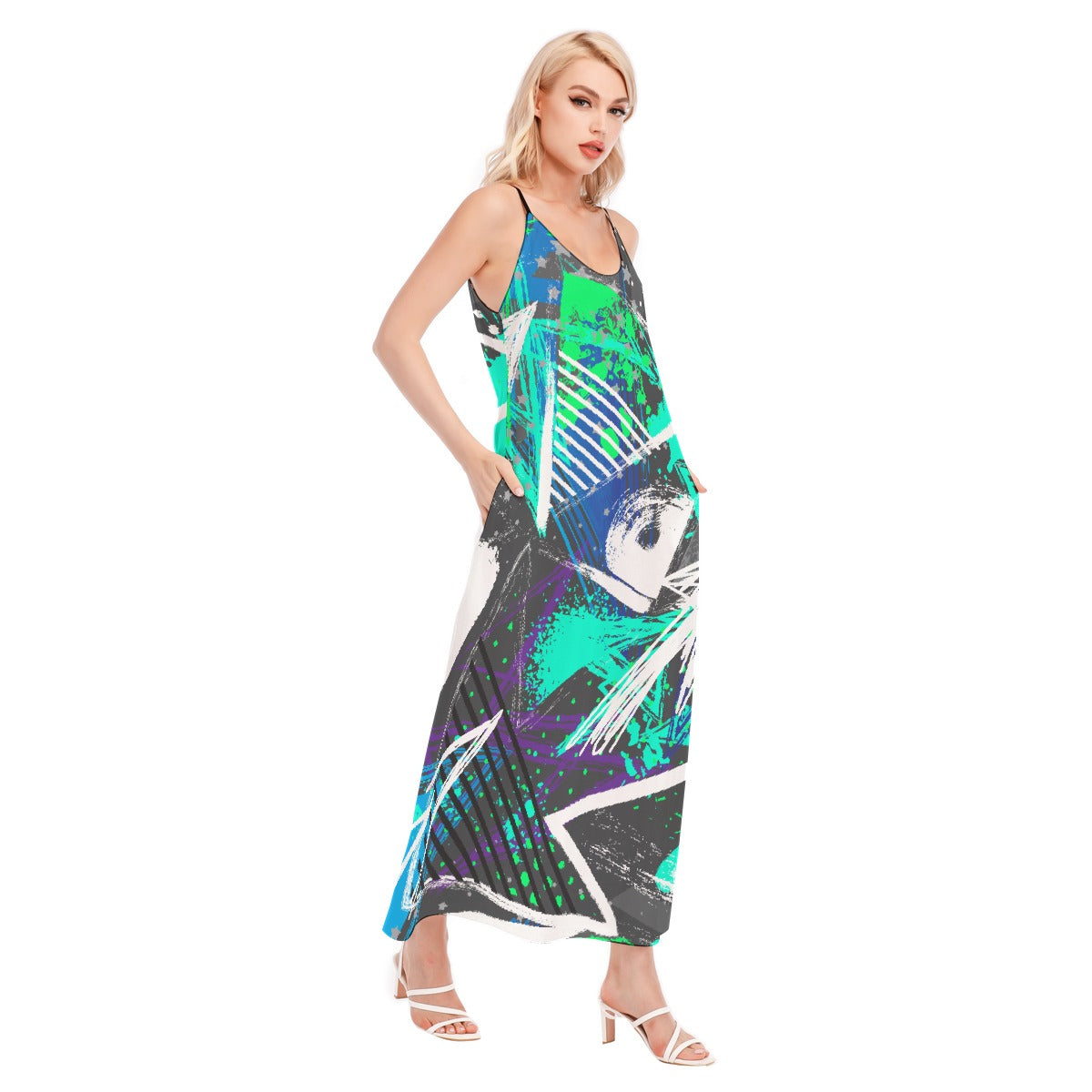 All-Over Print Women's Sling Dress