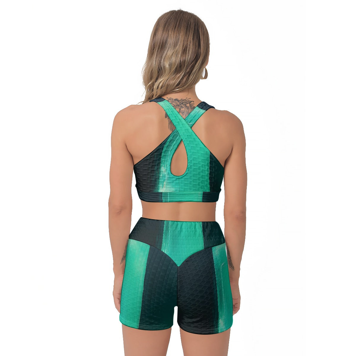 All-Over Print Women's Sports Bra Suit