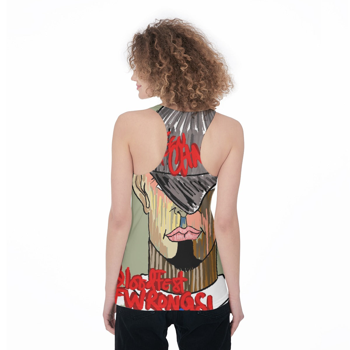 All-Over Print Women's Racerback Tank Top
