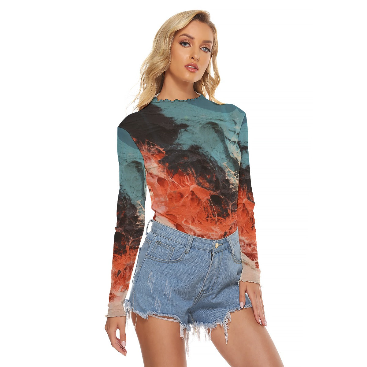 All-Over Print Women's Mesh T-shirt