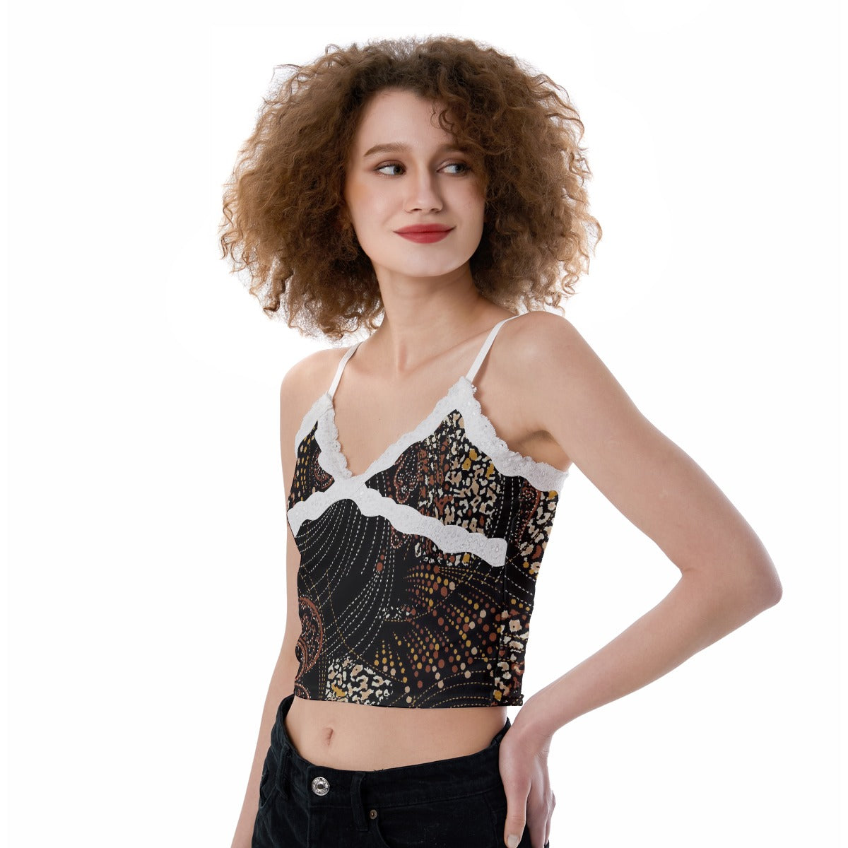 All-Over Print Women's Lace Camisole