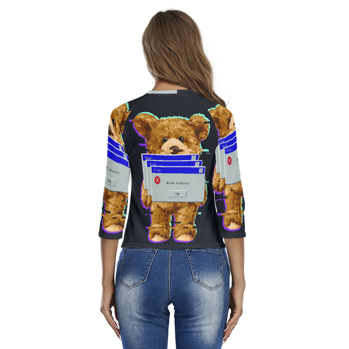 All-Over Print Women's Raglan Sleeves T-shirts