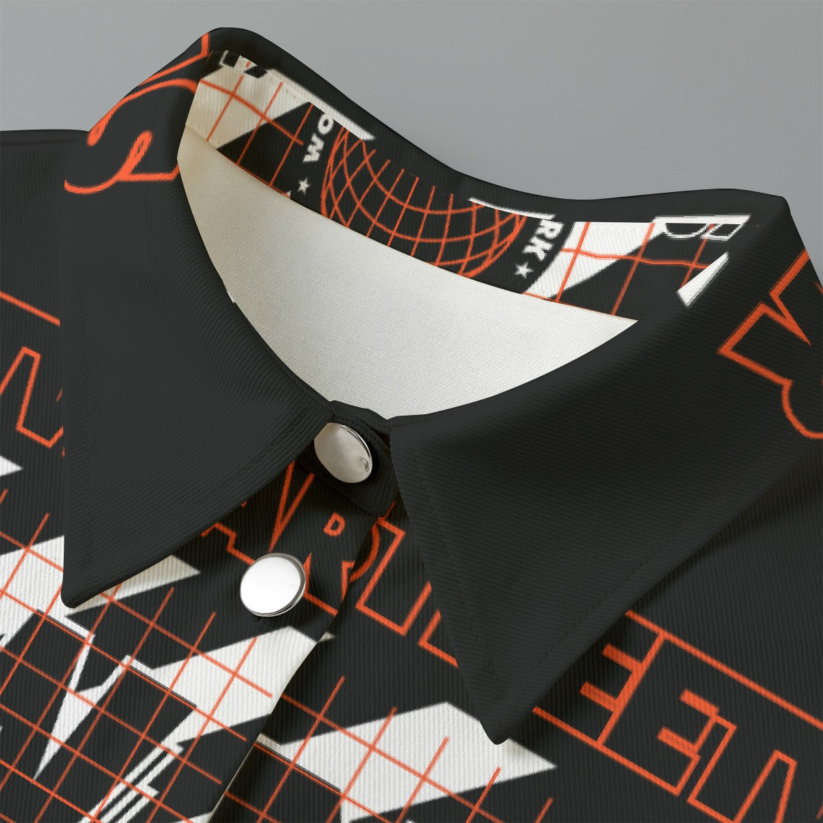 All-Over Print Women's Cropped Jacket | 245GSM Cotton