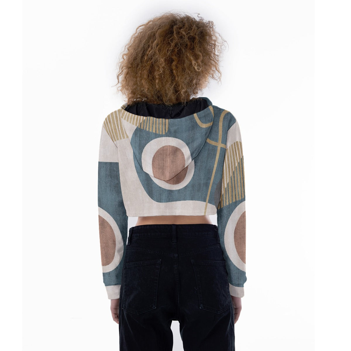All-Over Print Women's Crop Top Hoodie