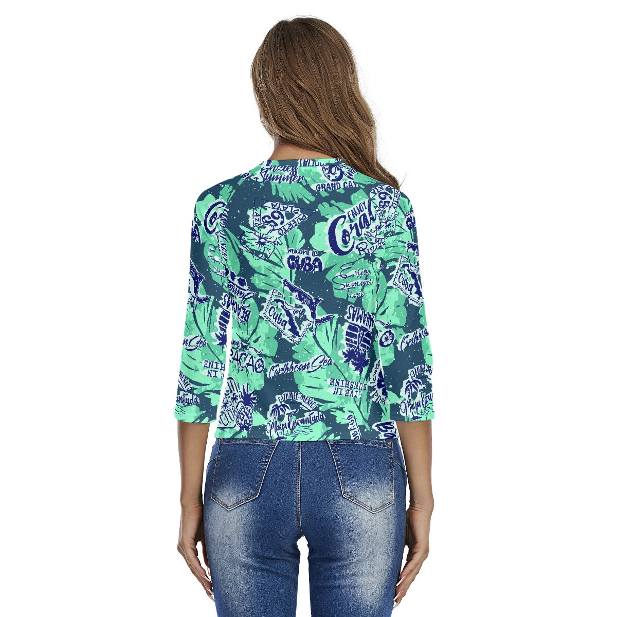 All-Over Print Women's Raglan Sleeves T-shirts