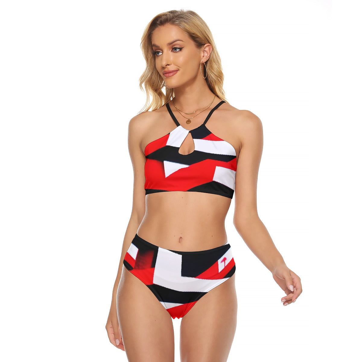 All-Over Print Women's Cami Keyhole One-piece Swimsuit