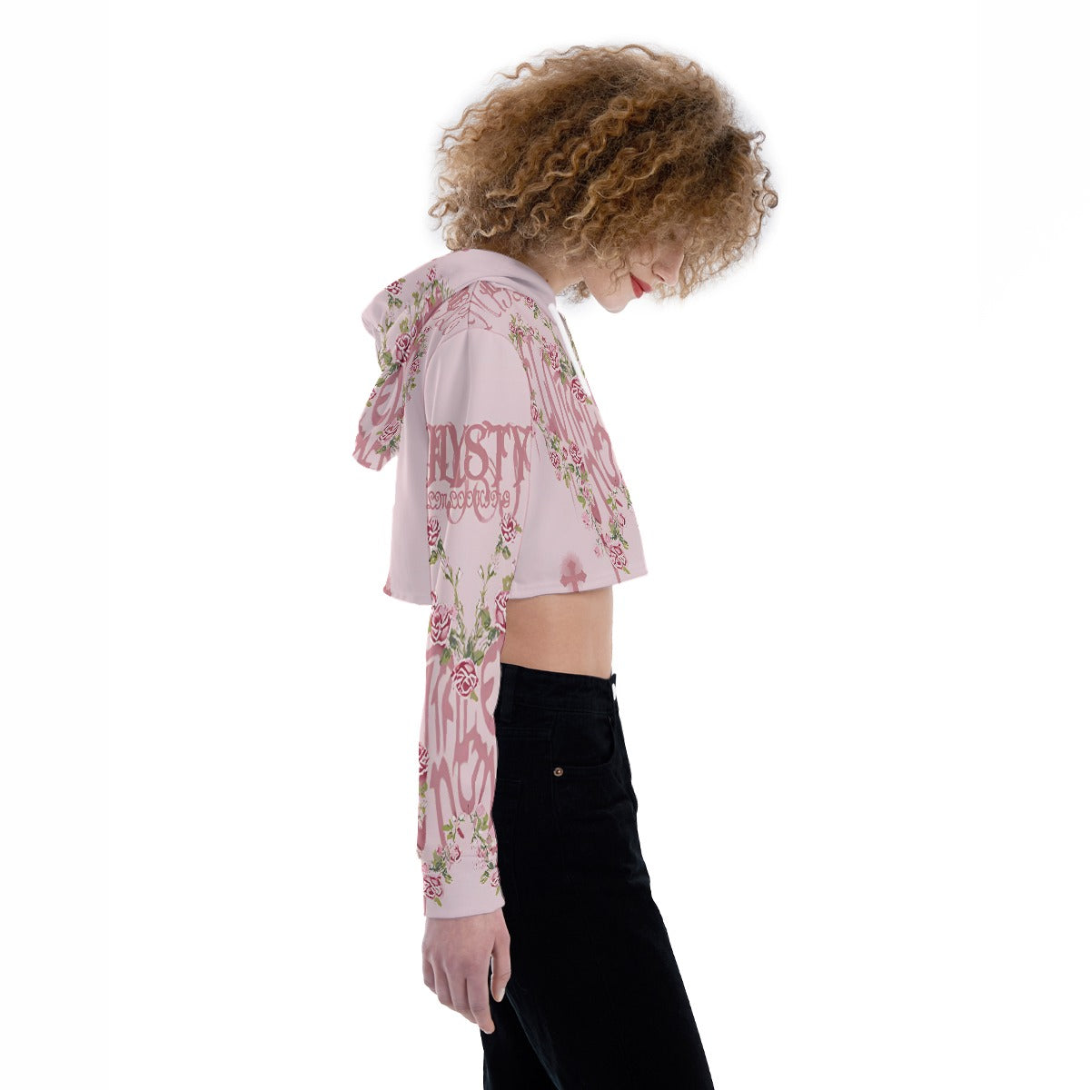 All-Over Print Women's Crop Top Hoodie