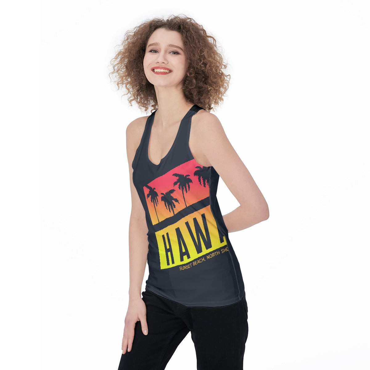 All-Over Print Women's Racerback Tank Top