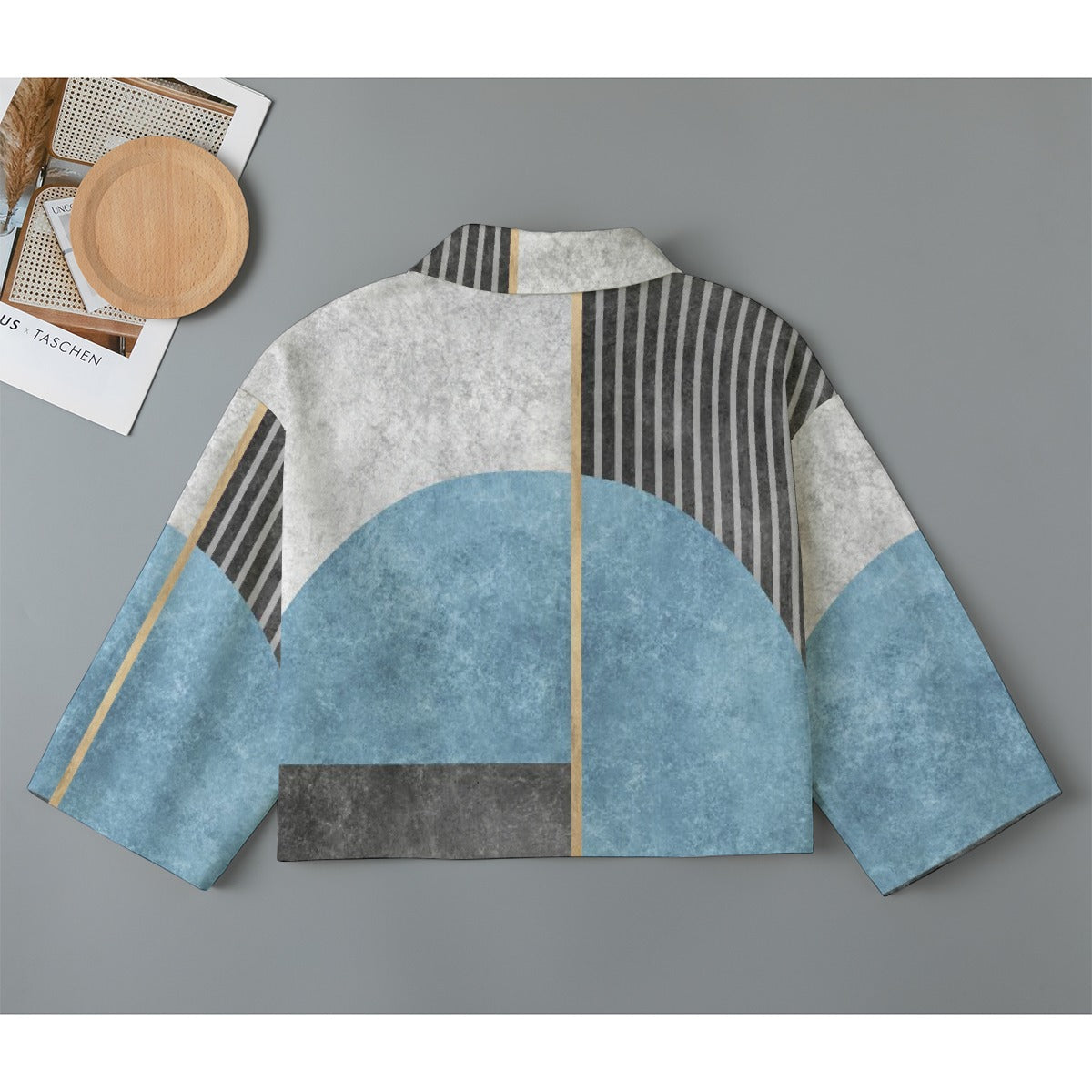 All-Over Print Women's Cropped Jacket | 245GSM Cotton