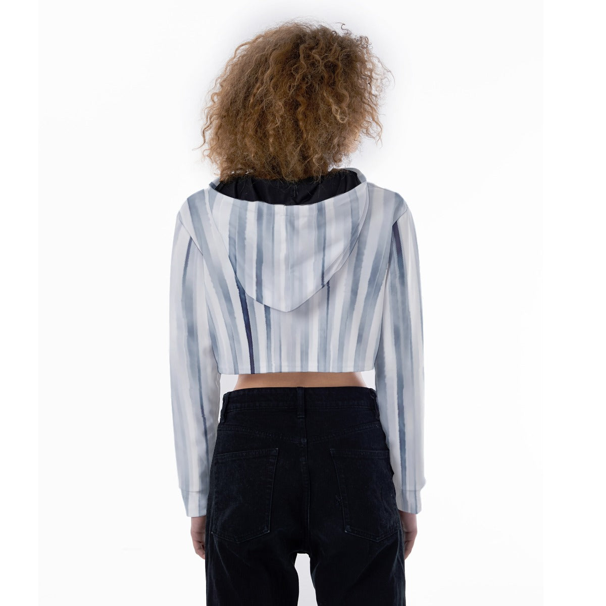 All-Over Print Women's Crop Top Hoodie