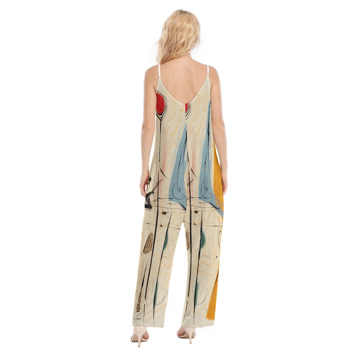 All-Over Print Women's Loose Cami Jumpsuit