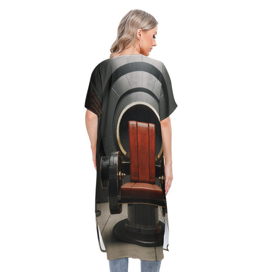 All-Over Print Women's Short Sleeve Cardigan