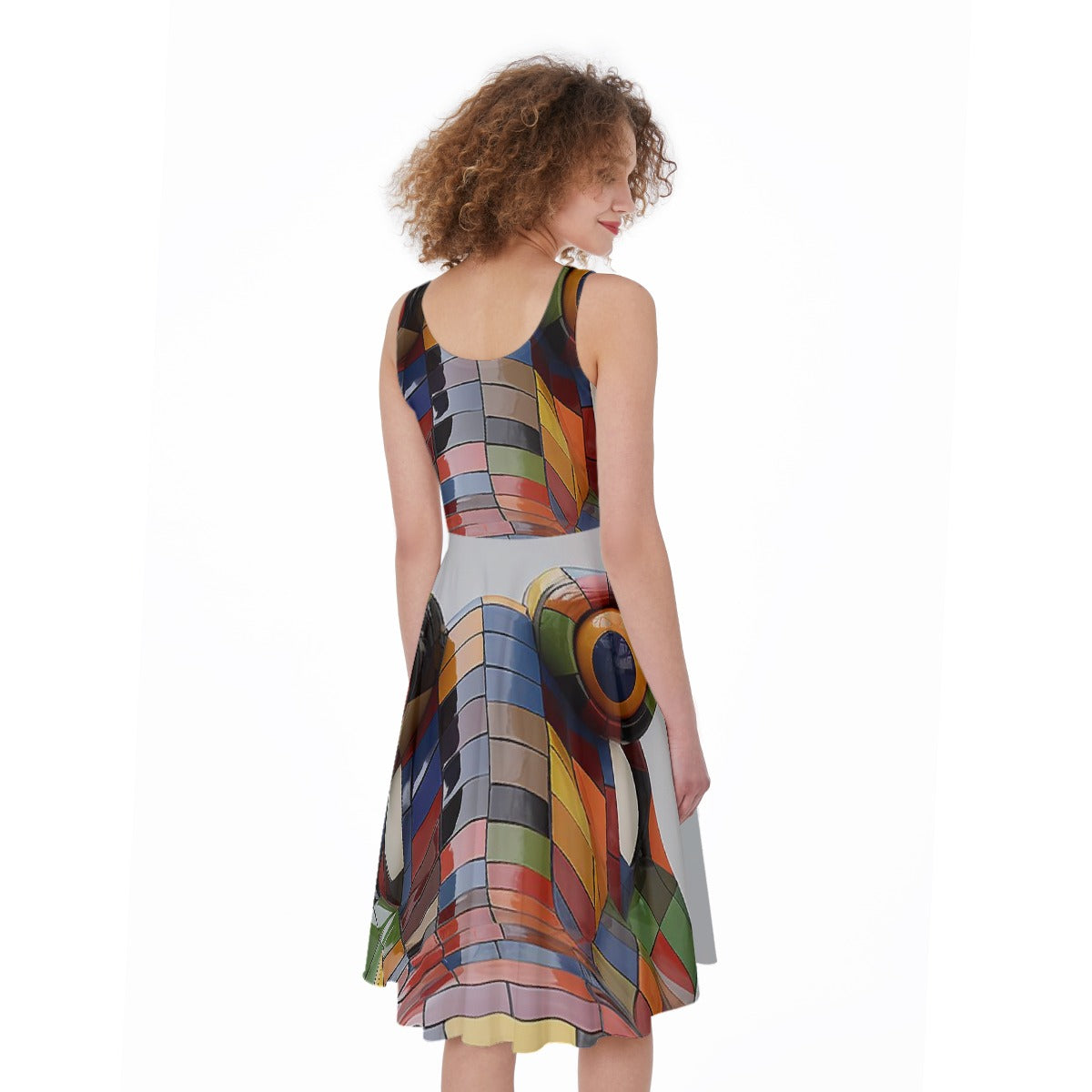 All-Over Print Women's Sleeveless Dress