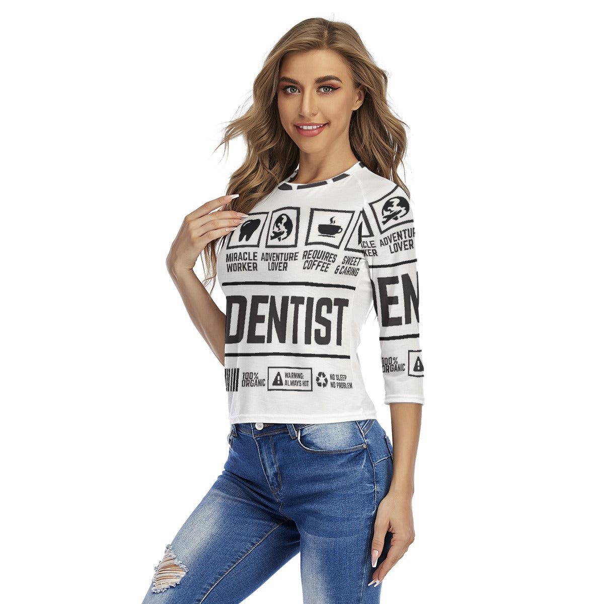 All-Over Print Women's Raglan Sleeves T-shirts