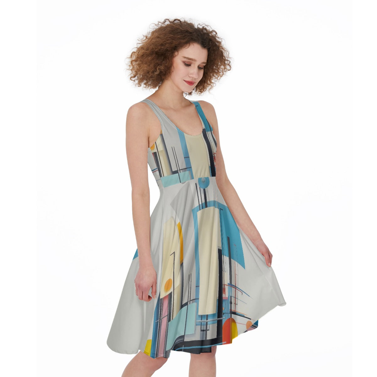 All-Over Print Women's Sleeveless Dress