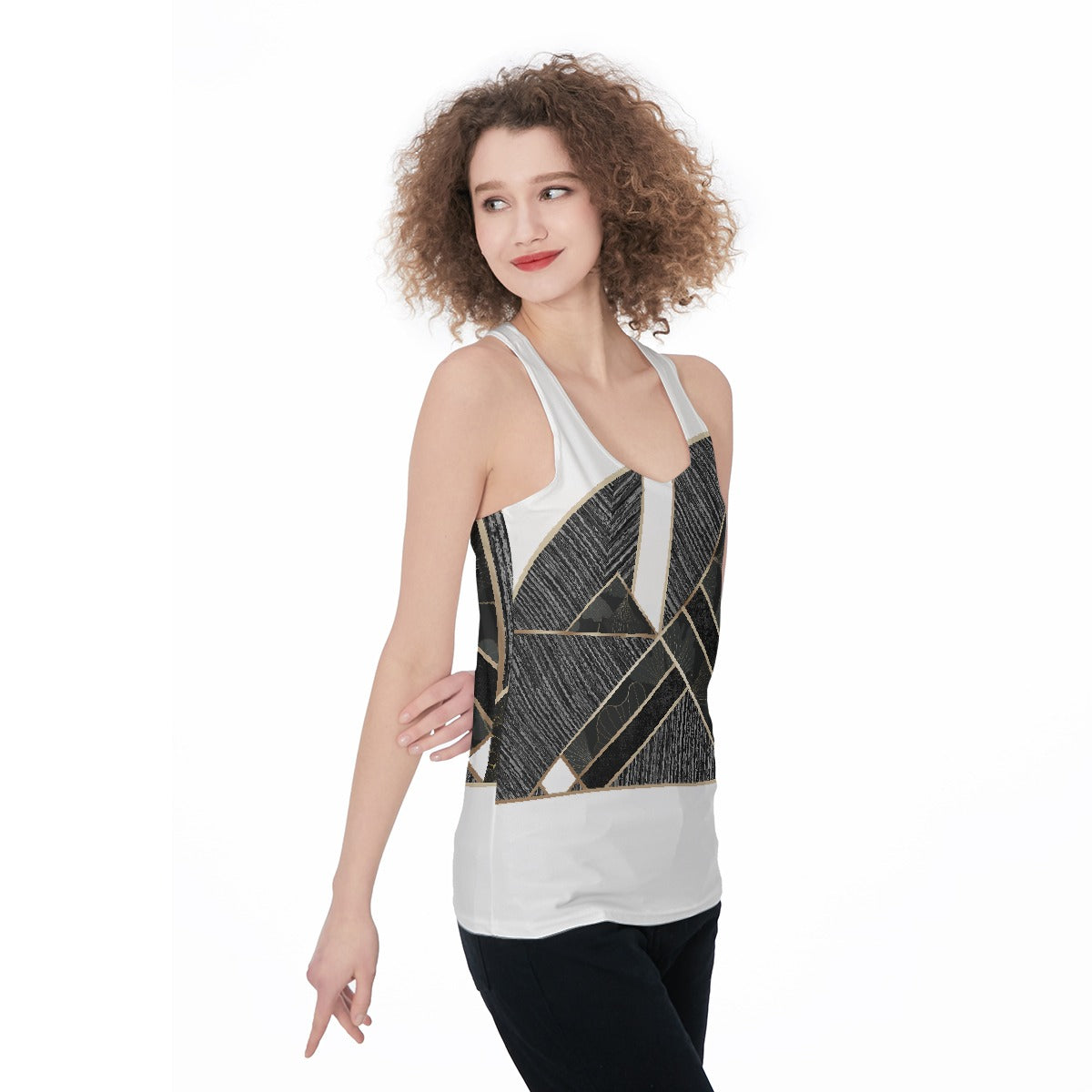 All-Over Print Women's Racerback Tank Top
