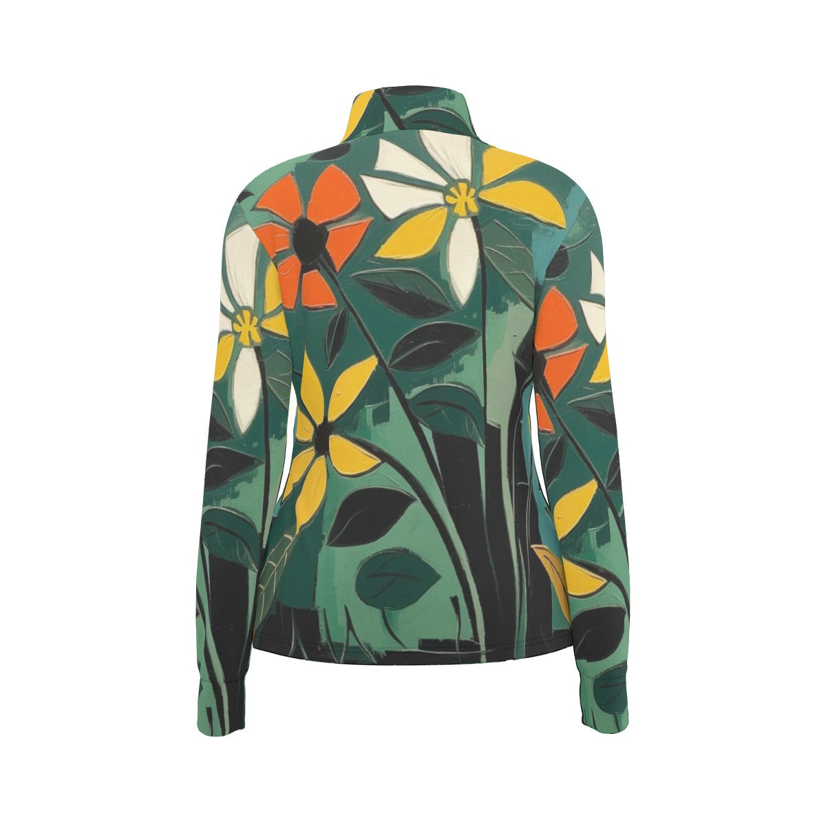 All-Over Print Women's Long Sleeve Thumbhole Jacket