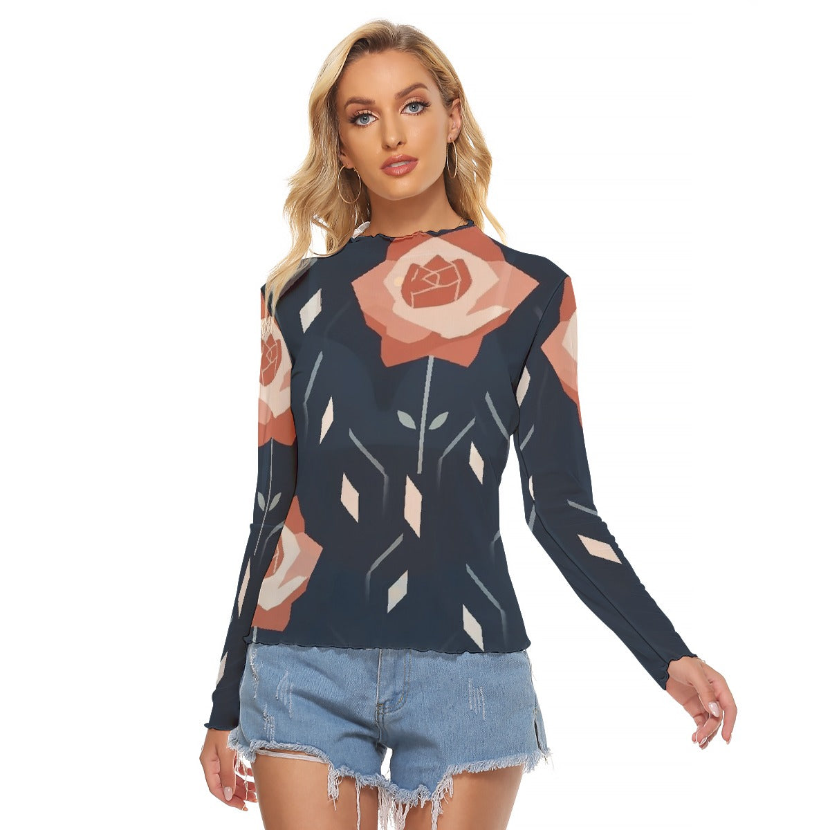 All-Over Print Women's Mesh T-shirt