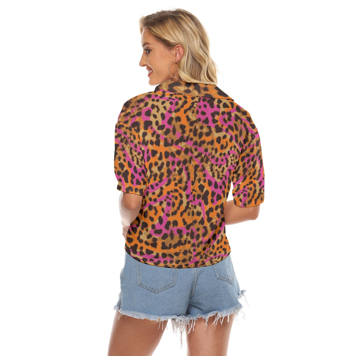 All-Over Print Women's V-neck Shirts