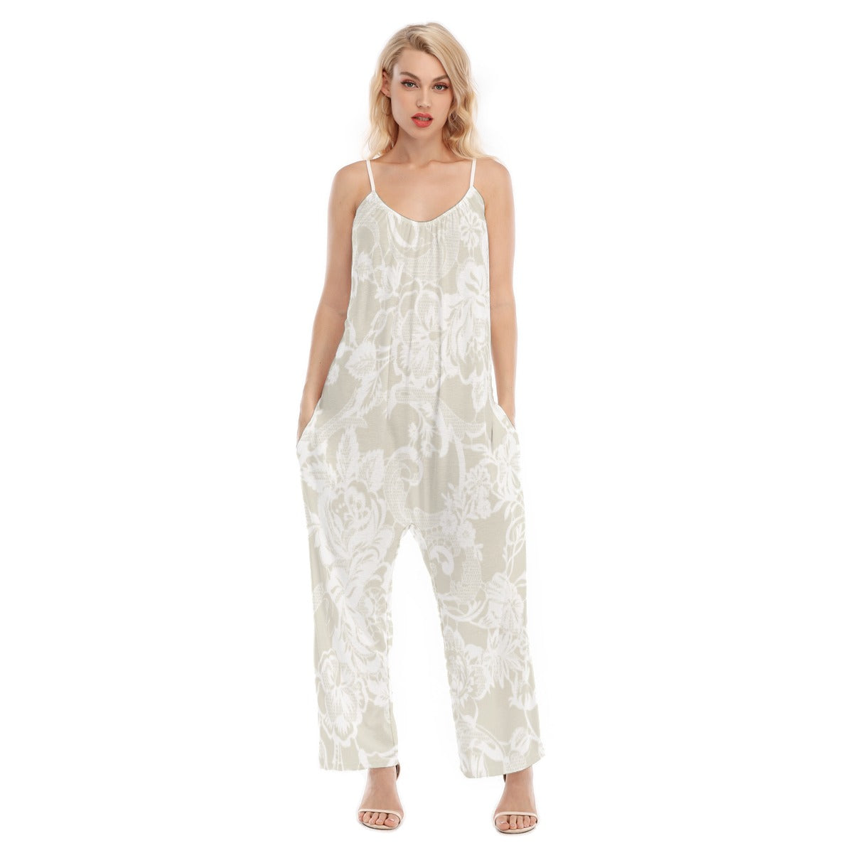 All-Over Print Women's Loose Cami Jumpsuit