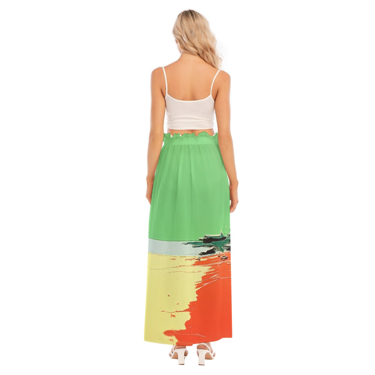 All-Over Print Women's Side Split Skirt