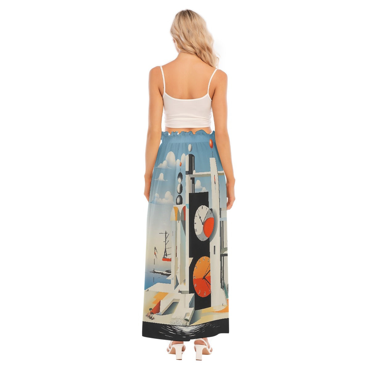 All-Over Print Women's Side Split Skirt