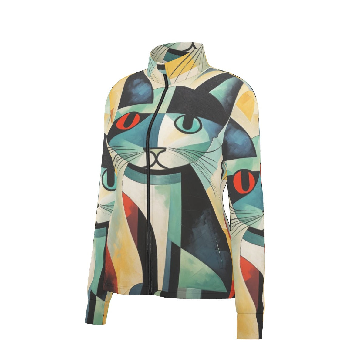 All-Over Print Women's Long Sleeve Thumbhole Jacket