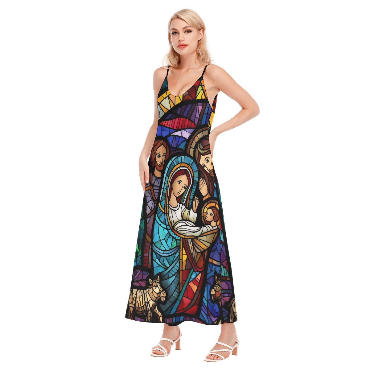 All-Over Print Women's Sling Dress